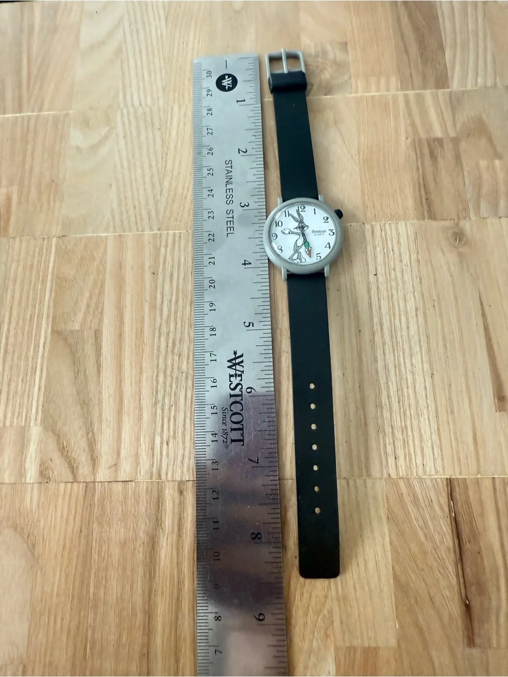 vintage Armitron looney tunes bugs bunny watch NEW BATTERY